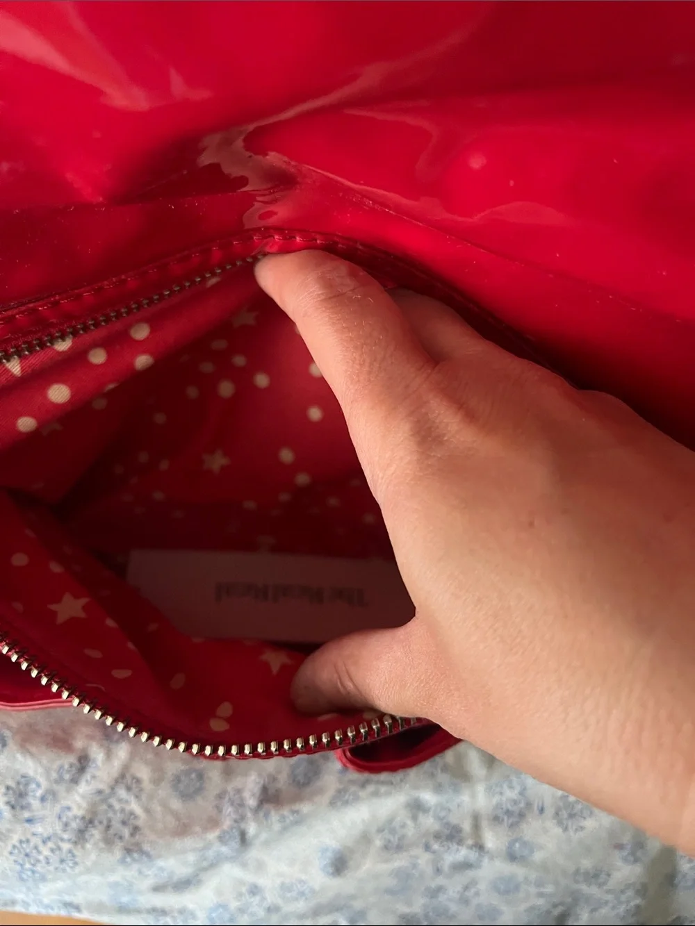 Marc  by Marc Jacobs patent hobo turn lock  bag